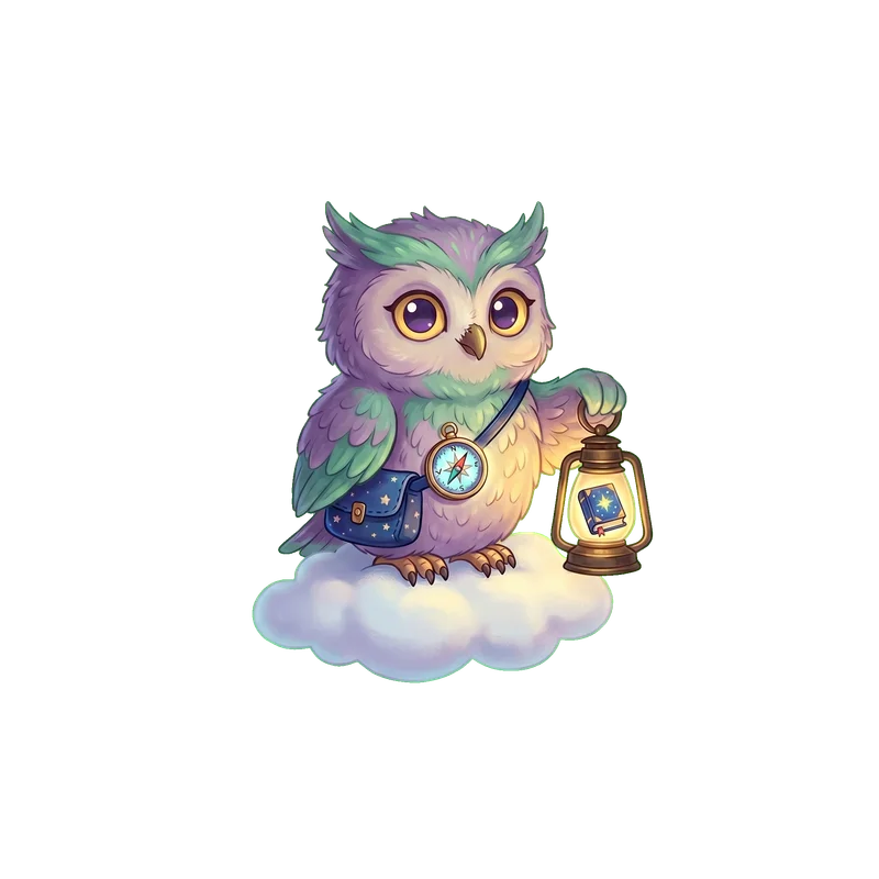 Hikaya owl mascot — your guide to bedtime stories